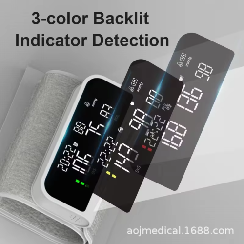 Rechargeable LI-ION Battery Digitization Tricolor LCD Large Screen 2