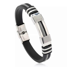 (argent)Biancat ProstaPower Bracelet, bande et bracelet pour hommes femmes