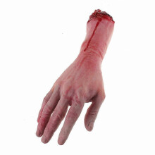 Bloederige horror enge Halloween-prop nep afgehakte arm hand huis 22 23 cm