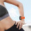 Bracelet de montre en silicone orange pour Garmin Instinct 5