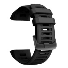 (Zwart) Siliconen horlogebandje vervangen voor Garmin Instinct Zwart