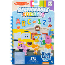 Melissa & Doug Blue's Clues & You! Letter and Number Reusable Sticker Activity Book - Includes 171 Stickers
