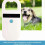 Oplaadbare dierchip-ID-scanner Microchipscanner Huisdiertagscanner 4
