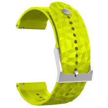 (Style A) Bracelet de montre de remplacement en silicone souple de 24 mm pour Suunto 9/9 Baro Rhombus