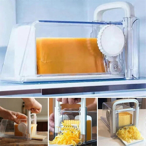 Coupe-fromage 4 en 1, trancheuse à fromage pour bloc de fromage, trancheuse à fromage 2
