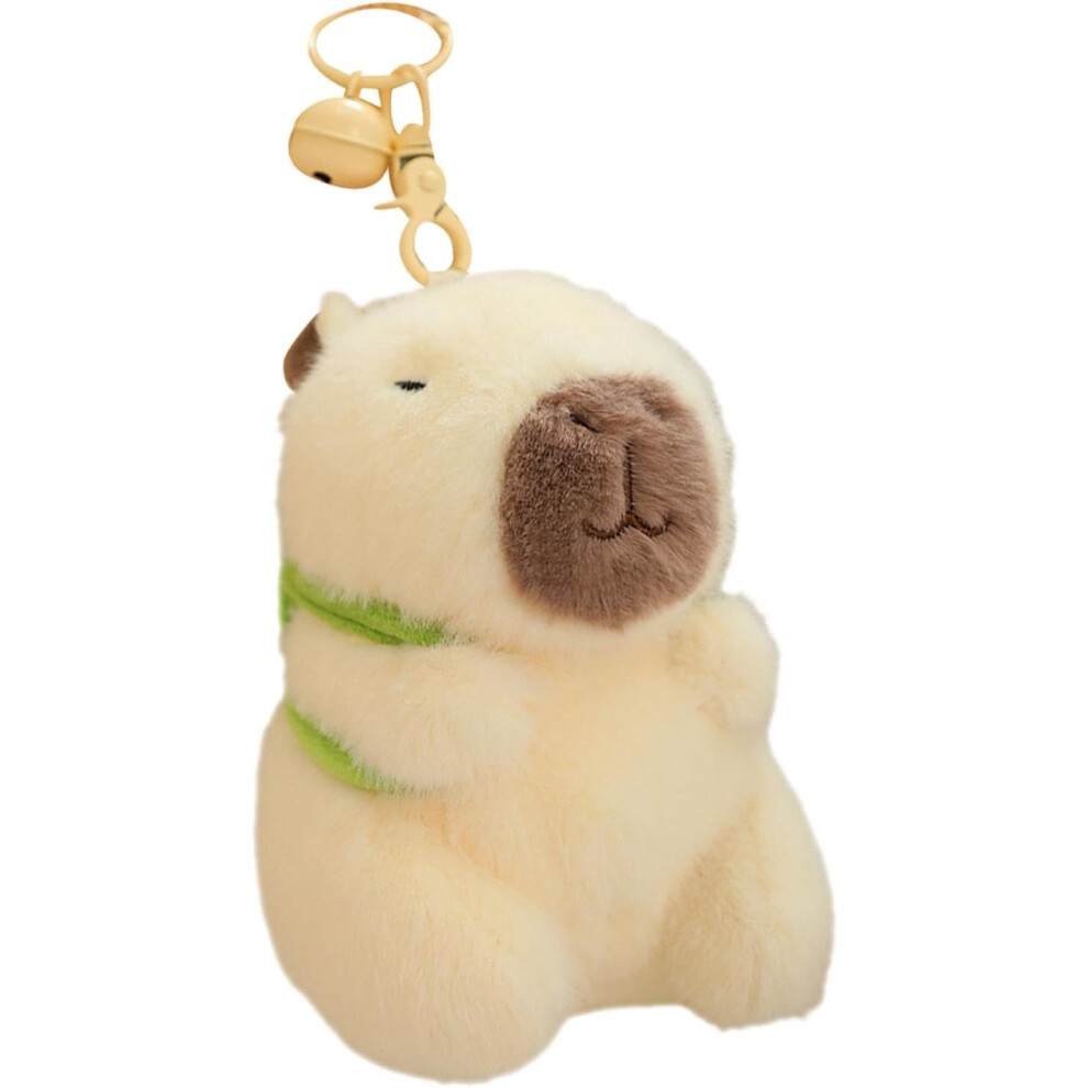 (Green) Stuffed Capybara Keychain - Funny Doll Capybara Pendant | Cute Capybara Stuffed Toy Keychain, Funny Doll Capybara Pendant for Girls Boys Kids