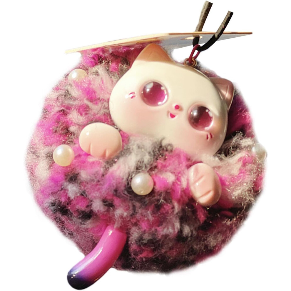 (Red) Cute Backpack Keychains For Girls, Car Keychain Doll, Creative Tote Bag Doll Pendant Cute Plush Bag Ornament For Boys, Backpack, Tote Bag Red