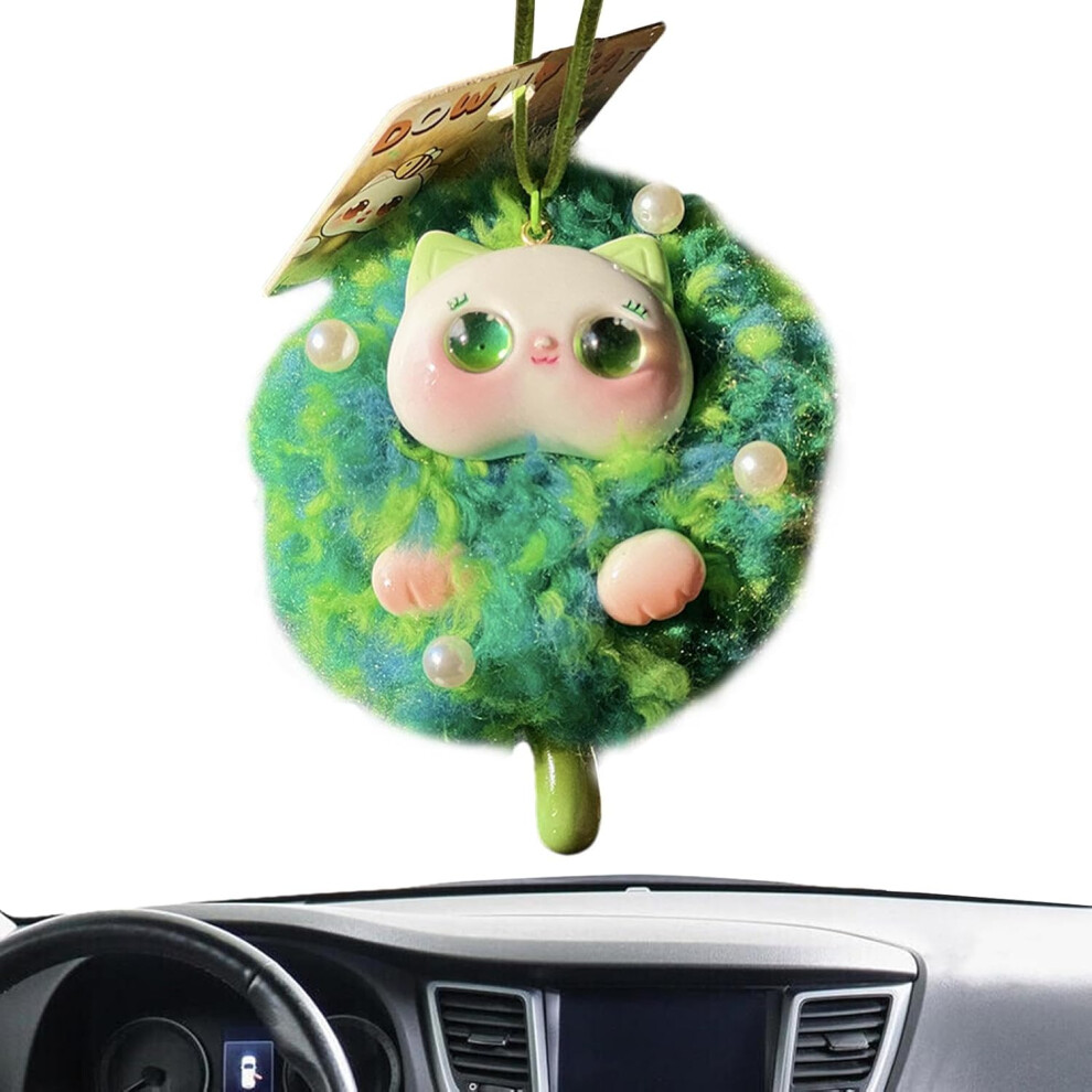 (Green) Cute Backpack Keychains For Girls, Car Keychain Doll, Creative Tote Bag Doll Pendant Cute Plush Bag Ornament For Boys, Backpack, Tote Bag