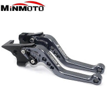 Leviers de frein et d'embrayage courts pour moto Kawasaki Z650 Z 650 2017 2018 2019 2020 2021 (titane)