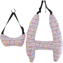 (Pink) Travel Pillow For Car - Pillow For Car Seat Kids,Ergonomic Support Headrest Cushion For Camping Bed Couch Recliner Beach Hiking Train Boat