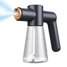 (zwart) Ozon Nano Spray Waterpistool Type c Stoom Luchtreiniger Blauw Licht Elektrisch Draadloos Nevelen Desinfectie Atomisatie Desinfectiemiddel