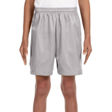 Jeugd zes inch binnenbeenlengte mesh short - zwart - XS (D0102H7KQEX)