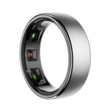 Bague intelligente R10 taille 14 (argent), prend en charge la fréquence cardiaque, l'oxygène sanguin, le sommeil et plusieurs modes sportifs