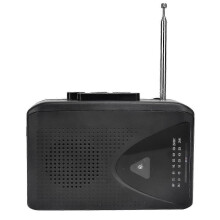 Draagbare cassettespeler Walkman Ingebouwde luidspreker AM/FM-radio met 3,5 mm hoofdtelefoonaansluiting Stereo