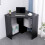Computer Desk PC Laptop Table Home Office Study Gaming, Black, Corner 5