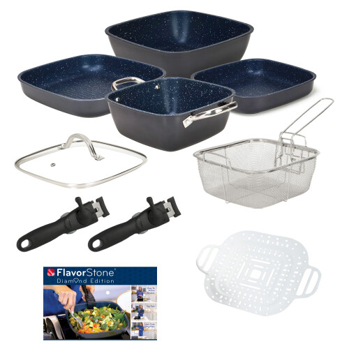 (Chef's Collection - 9 Piece Set) Flavorstone Diamond