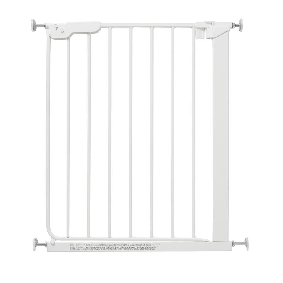 (White, 60.5 - 66.5cm) Safetots Super Narrow Baby Gate