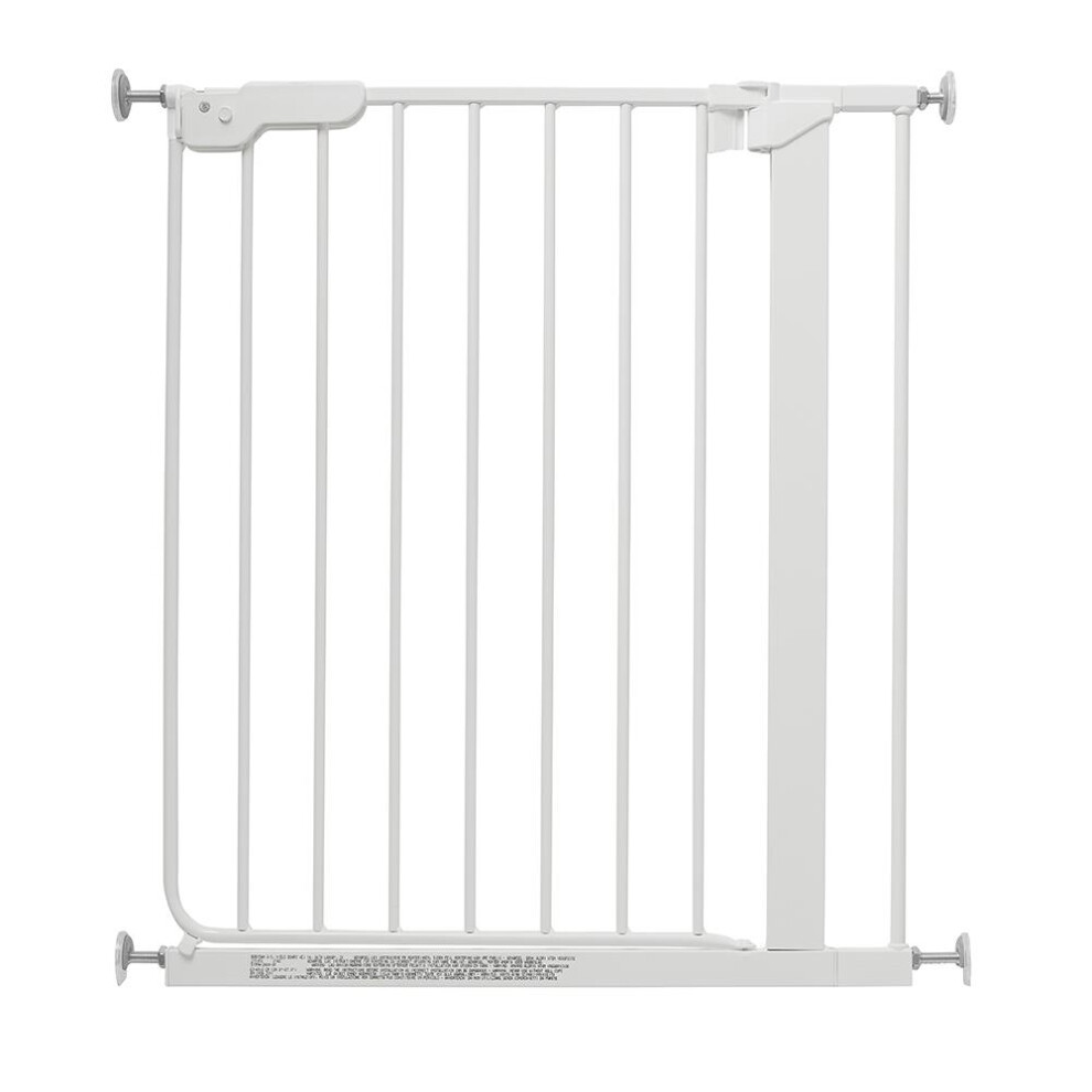 (White, 66.5 - 74cm) Safetots Super Narrow Baby Gate