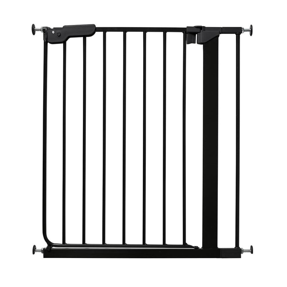 (Black, 66.5 - 74cm) Safetots Super Narrow Baby Gate