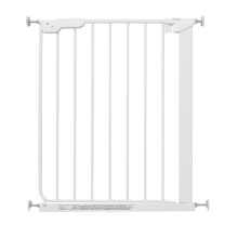 (Blanco, 60.5cm - 66.5cm) Bettacare Puerta de Seguridad Súper Estrecha para Mascotas
