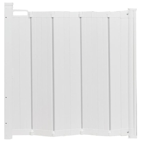 Safetots (White, 55 - 89cm) Safetots Automatic Folding Retractable Baby Gate 1