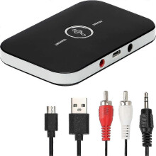 Bluetooth 5.0-ontvangeradapter, 2-in-1-ontvanger/zender met 3,5 mm audio-uitgang RCA-audio-Bluetooth-adapter/converter