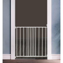 Safetots Extra Narrow Stair Gate, White, 56.5cm - 81.5cm, Safety Gate for Toddler, Safety Barrier for Baby