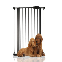 (68.5cm - 75cm, Matt Black) Bettacare Extra Tall Pressure Installed Premium Pet Gate