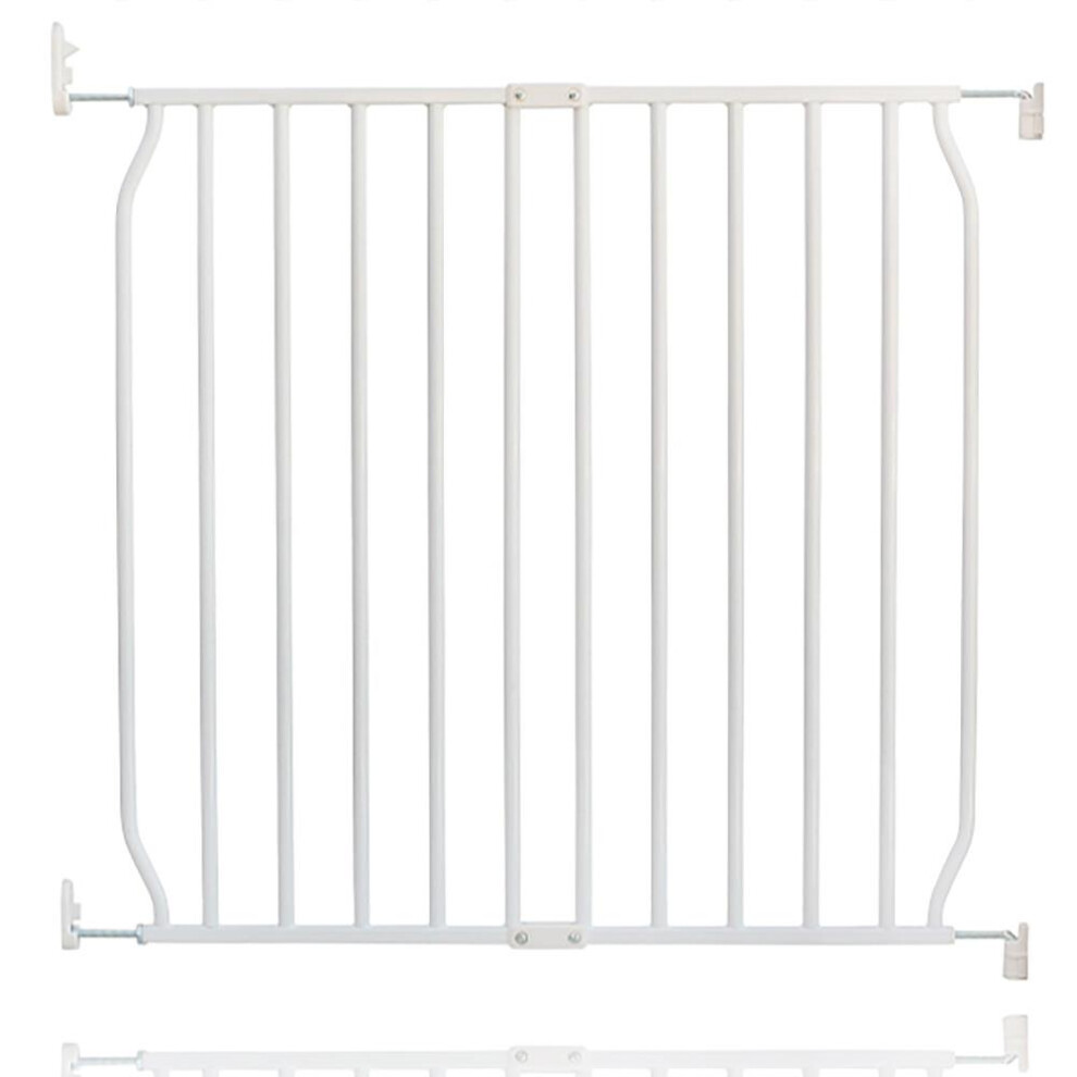 Safetots (70Cm - 80Cm, ) Eco Screw Fit Baby Gate White