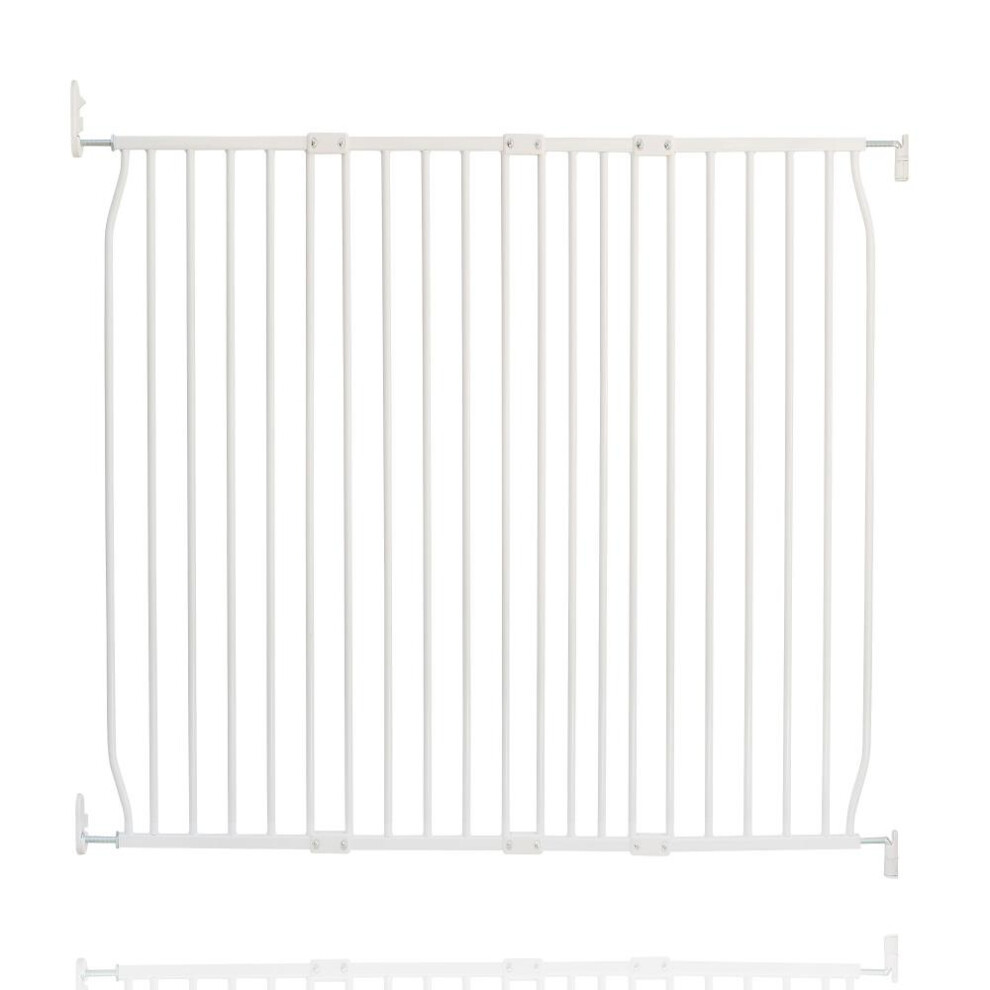 Safetots (120Cm - 130Cm, ) Eco Screw Fit Baby Gate White