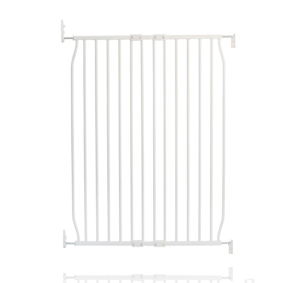 Safetots (80Cm - 90Cm, White) Eco Screw Fit Baby Gate