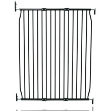 (100cm - 110cm, Black) Safetots Extra Tall Eco Screw Fit Baby Gate