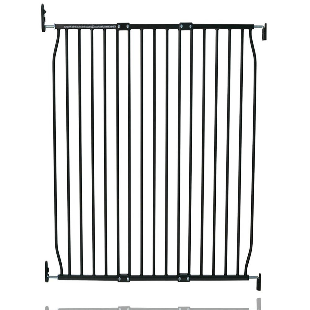 (100cm - 110cm, Black) Safetots Extra Tall Eco Screw Fit Baby Gate-image-OPC-PGQSG2Y-NEW