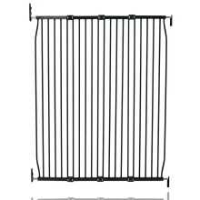 (130cm - 140cm, Black) Safetots Extra Tall Eco Screw Fit Baby Gate