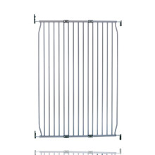(100cm - 110cm, Grey) Safetots Extra Tall Eco Screw Fit Baby Gate