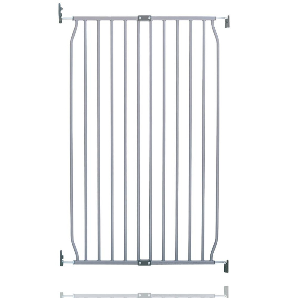 (70Cm - 80Cm, ) Extra Tall Eco Screw Fit Baby Gate Grey Safetots