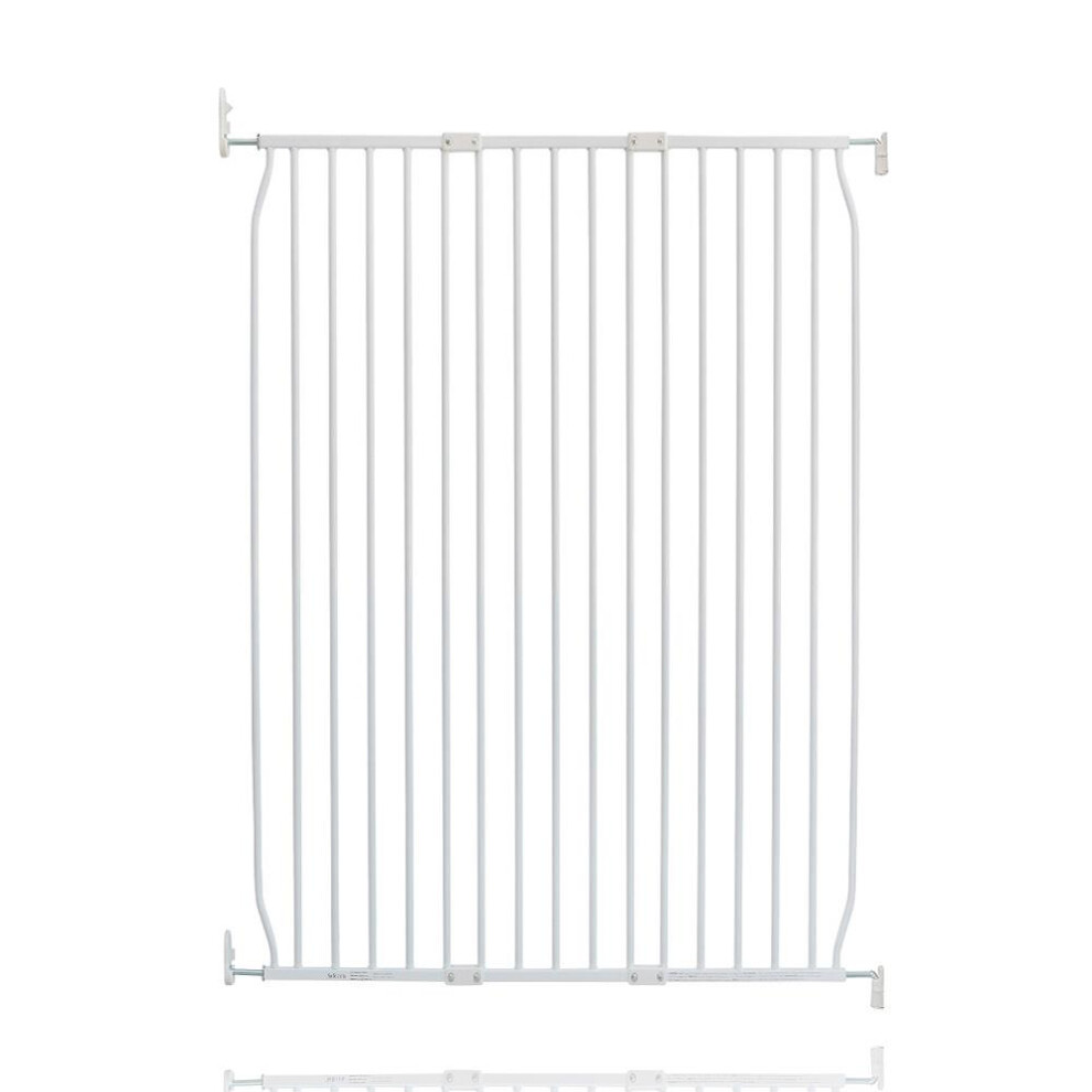 (100Cm - 110Cm, ) Extra Tall Eco Screw Fit Baby Gate White Safetots