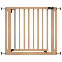 (Natural, 87cm - 95cm) Safetots Puerta Elegante de Seguridad de Madera para Bebés