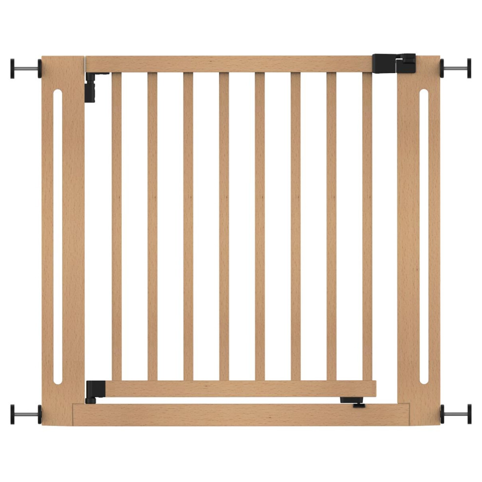 Safetots (Natural, 87Cm - 95Cm) Wooden Elegance Gate
