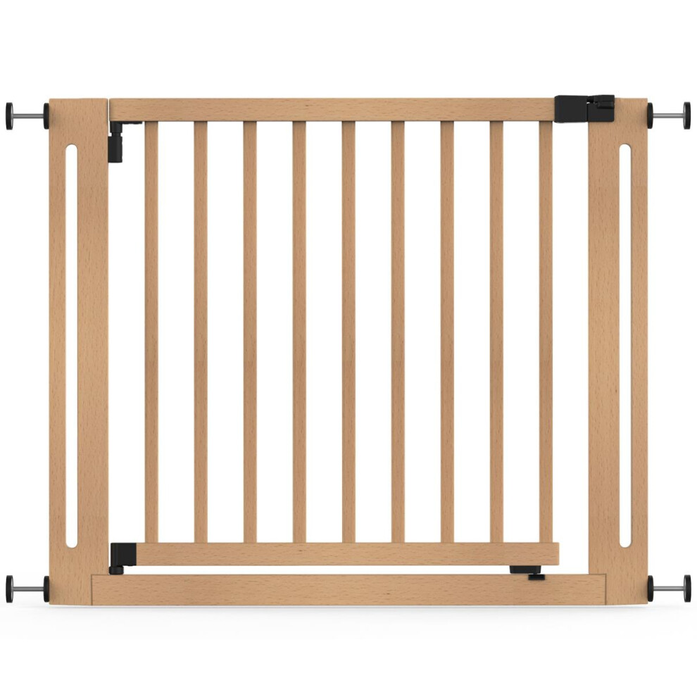 Safetots (Natural, 95Cm - 103Cm) Wooden Elegance Gate