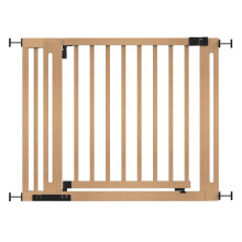 (Natural, 97cm - 105cm) Safetots Puerta Elegante de Seguridad de Madera para Bebés