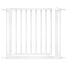 (Blanco, 87cm - 95cm) Safetots Puerta Elegante de Seguridad de Madera para Bebés