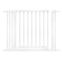 (Blanco, 97cm - 105cm) Safetots Puerta Elegante de Seguridad de Madera para Bebés