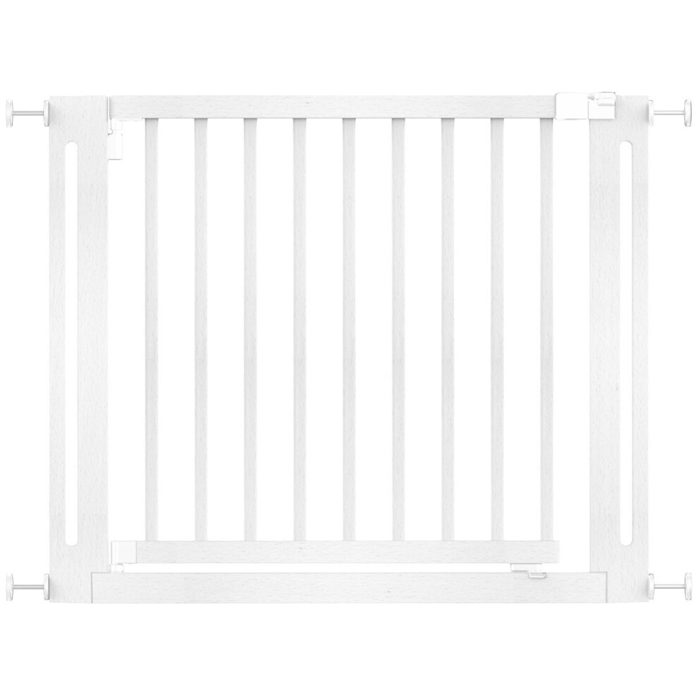 (White, 95cm - 103cm) Safetots Wooden Elegance Gate-image-OPC-PGQSG79-NEW