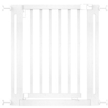 (Blanco, 71cm - 79cm) Safetots Puerta Elegante de Seguridad de Madera para Bebés
