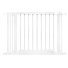 (Blanco, 105cm - 113cm) Safetots Puerta Elegante de Seguridad de Madera para Bebés
