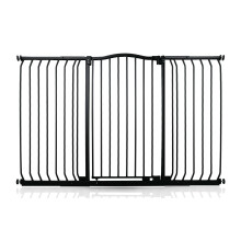 (Negro, 152cm - 161cm) Bettacare Barrera Extra Alta de Tope Curvo para Perros