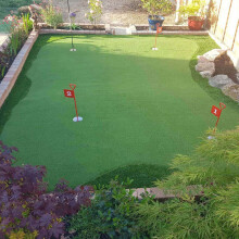(12m(39'4") X 4m(13'1")-48mÂ², Golf 15mm) Ultra-Premium Outdoor Artificial Grass Turf