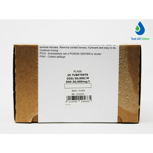Palintest COD/20000/M 0 ? 20000 mg/L O2 Tubetests 1