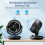 Air Circulator Desk fan 22 dB Quiet Fans Cooling 3